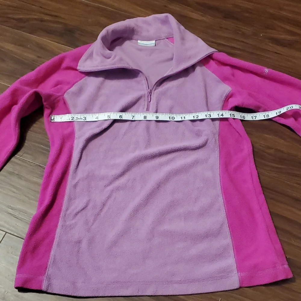 Columbia Women's Pink and Purple Fleece Top - Picture 4 of 8